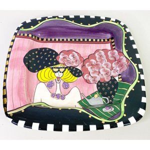 SWAK Aunt Gertie SIGNED Wall Art Plate Character Lynda Corneille 2002 EUC